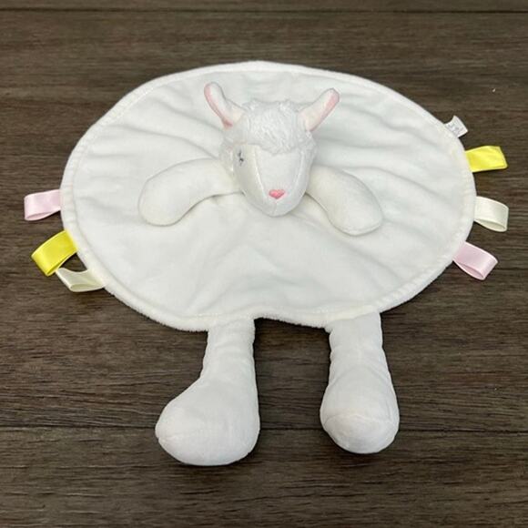 Cupcakes‎ Cartwheels Llama Lamb Round Lovey with Tags - Picture 1 of 4